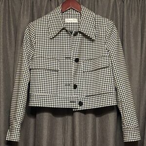 Dior Black and White Checkered Blazer